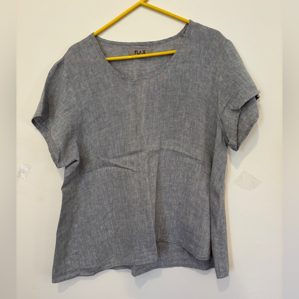 Flax linen top